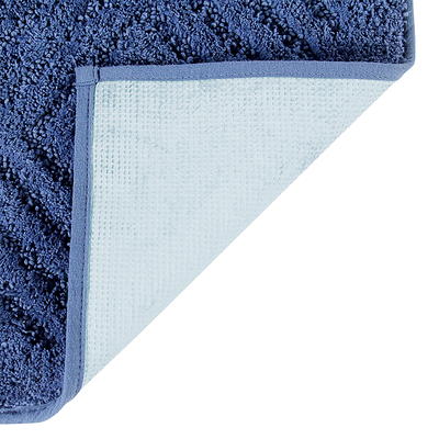 Better Trends 2 Piece Trier Bath Rug Set - Blue