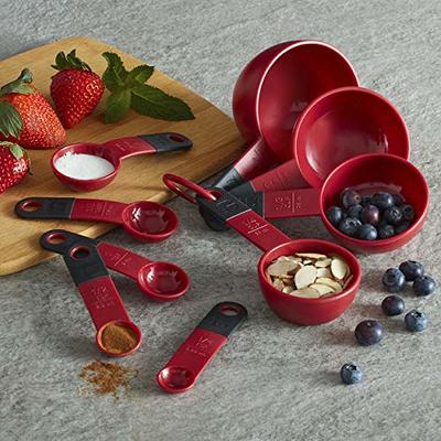 9 Piece Measuring Cups and Spoons Set, Stackable Kitchen