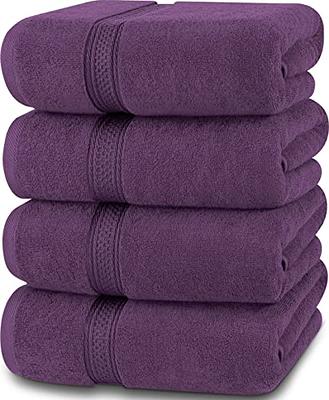 Utopia Towels 4 Pack Premium Bath Towels Set, (27 x 54 Inches) 100% Ring  Spun Cotton 600GSM, Lightweight and Highly Absorbent Quick Drying Towels