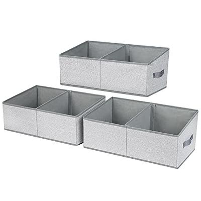 DIMJ Cube Storage Bins, 3 Pcs 11 Foldable Fabric Storage Bin