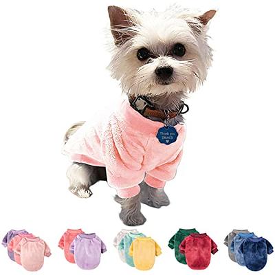 Caro Dog Dress Dog Clothes for Small Dogs Girl Puppy Vest Dress Classic Stripes with Denim Elements of Dog Skirt Pet Dog Clothing Suitable for Small