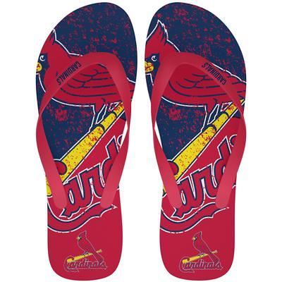 Men's St. Louis Cardinals Big Logo Moccasin Slippers