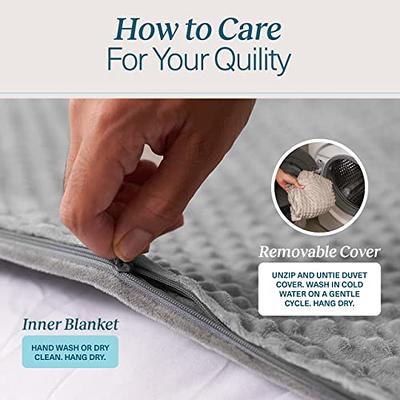 Quility Premium Weighted Blanket with Soft Cotton Cover, 60x80