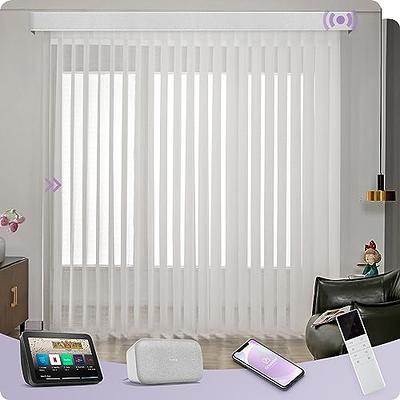 Electric Smart Curtains System, Automatic Curtain Opener, Motorized  Curtains Rod with Remote, Compatible with Alexa/Google Home/Tuya App (Up to  244