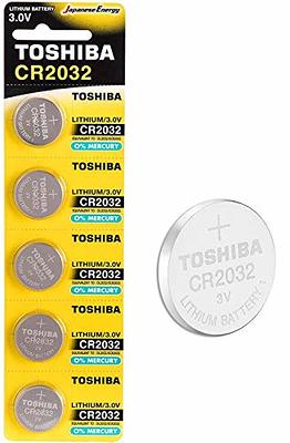 Toshiba CR2450 Lithium Coin Cell Battery 3v, Tear Strip