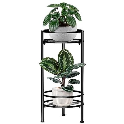 Heavy Duty Plant Stand Flower Pot Holder Corner Rack Metal Shelf