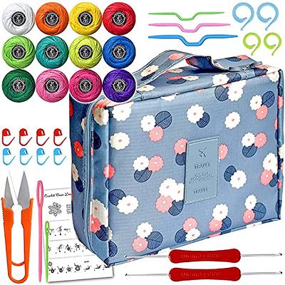 TLKKUE Crochet Hooks, 90-Piece Beginner Crochet Needles Set with Full Size  Crochet U-Shaped Bow Shape Needles Stitch Marks Sewing Needles, Ergonomic  Crochet Kits for Crochet Blankets Hats Lace - Yahoo Shopping