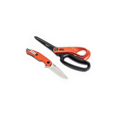 Wiss 10 in. Titanium Coated Offset Left Handed Tradesman Shear