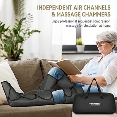 FIT KING Foot and Leg Massager for Circulation and Relaxation with  Hand-held Controller 3 Modes 3 Intensities Helpful for Vericose Veins,  Cramps, Swelling and Edema - Yahoo Shopping