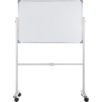 XBoard Magnetic Mobile Whiteboard, Double Sided Magnetic Dry Erase White  Board on Wheels, Large Height Adjust Portable Easel with Stand and  Aluminium