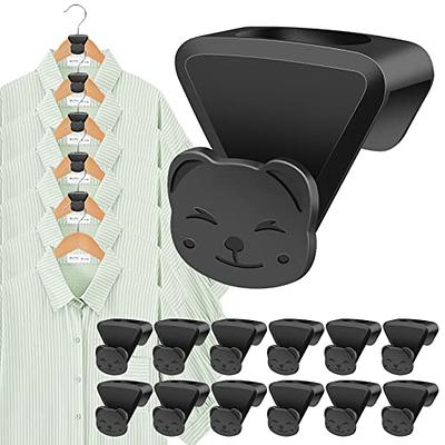18PCS Space Saving for Hangers, Space Savers Bear-Shaped with Triangles for  Hangers, Clothes Hanger Connector Hooks, Hanger Extender for Heavy Duty  Cascading Connection Hook, Black - Yahoo Shopping
