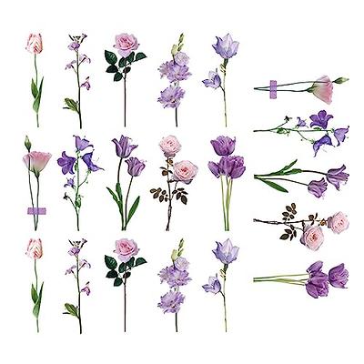 100pcs Flower Stickers Laptop Floral Decals Scrapbook Skateboard