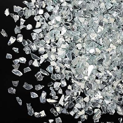 Crushed Glass for Crafts Broken Glass Pieces Decorative Reflective