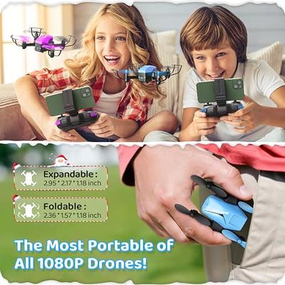 ATTOP Mini Drone for Kids with FPV Camera, Toys Gifts for Boys Girls with  Voice Control, 3D Flips, Altitude Hold, Headless Mode, One Key Start