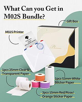 Phomemo 300dpi Pocket Printer- M02S 2inch Bluetooth Thermal Note