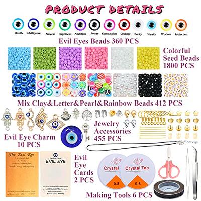 1800Pcs Jewelry Beads Making Set, Silver & Gold Round Spacer Beads