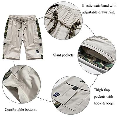 VtuAOL Men's Cargo Shorts Casual Cotton Shorts Multi-Pocket Outdoor Cargo  Shorts Army Green Asian 8XL/US 42 - Yahoo Shopping