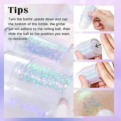 Fault Line Mani with Beauty Big Bang Glow Glitter - ehmkay nails