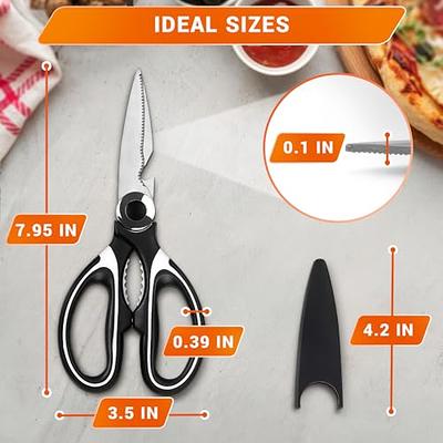 Smart Kitchen Shears with Cover Scissors - Kitchen Gadgets Utility Scissors  All Purpose Stainless Steel Scissors Heavy Duty Kitchen Scissors -  Liberhaus Food Scissors for Chicken, Fish, Meat, Herbs - Yahoo Shopping