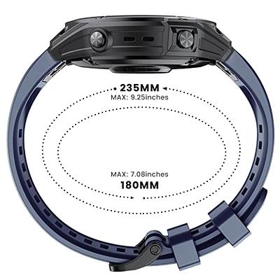 NotoCity Bracelet Fenix 5X Easy Fit 26mm Largeur Bracelet en Silicone  Souple Compatible Garmin Fenix 5X / Fenix 3 / Fenix 3 HR/Fenix 6X/ Fenix 6X  Pro : : Sports et Loisirs