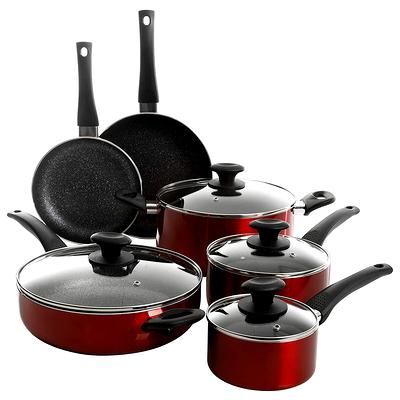 Robert Irvine 8-Piece Cookware Set, Blue