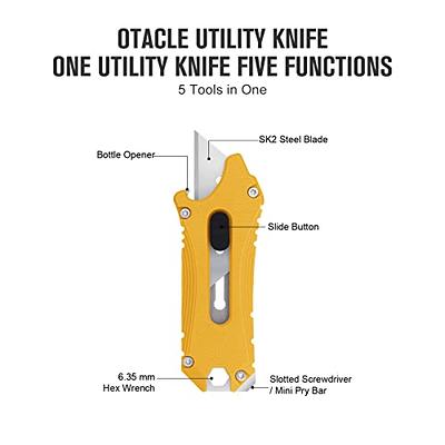 OKNIFE Otacle Retractable Utility Knife, Box Opener Razor Knife