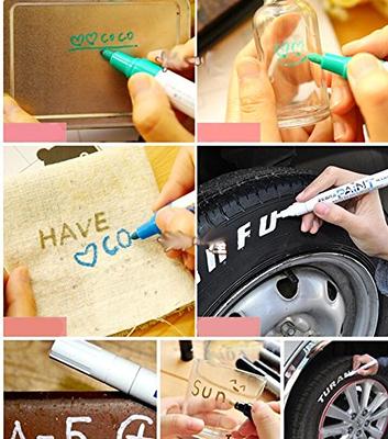 BEMLP Permanent Marker Pen Colorful Waterproof Metal Oilly Fill Paint For  School DIY Tyre Tire Tread CD Metal Paint Markers Tire pen 12 Colors for  Scuba gear - Yahoo Shopping