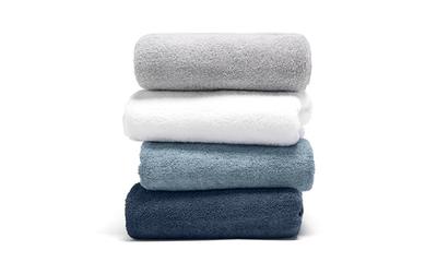 Bibb Home 6 Piece Egyptian Cotton Towel Set - 12 Colors - Solid Linen