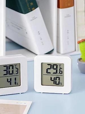 Hygrometer Indoor Thermometer Desktop Digital Thermometer with Temperature  & Humidity Monito Accurate Humidity Gauge 