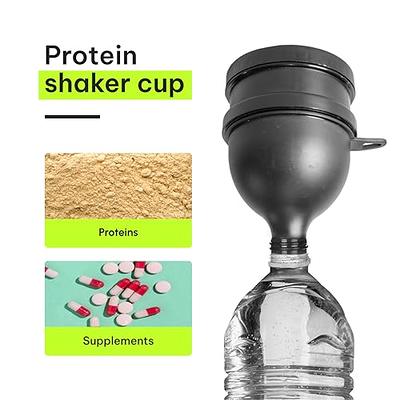 Wolhpe Portable Whey Protein Powder Bottle with Wire Whisk Keychain,  Multifunction Powdered Supplement Storage Funnel, 3 Division Funnel for  Outdoor Activities, Gym, Travel, or Workout (Pack of 4) - Yahoo Shopping