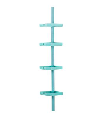 Bath Bliss 4 Tier Tension Corner Shower Organizer Caddy in Matte