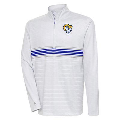 Women's Antigua Navy/White Los Angeles Rams Play Long Sleeve T-Shirt