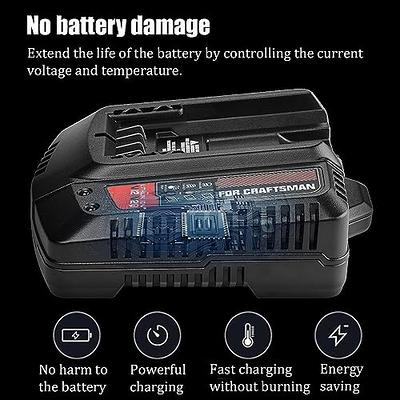 CMCB104 Battery Charger for Craftsman, 20V Battery Fast Charger