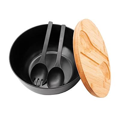 Stainless Steel Mixing Bowl with Bamboo Lid