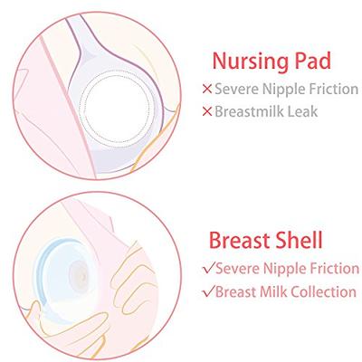  Lukinuo Milk Collector for Breastfeeding 2 Pack Breast Milk  Catcher Silicone Breast Pad Nursing Cup Milk Saver for Nursing Moms Protect  Sore Nipples Prevent Leaks : Baby
