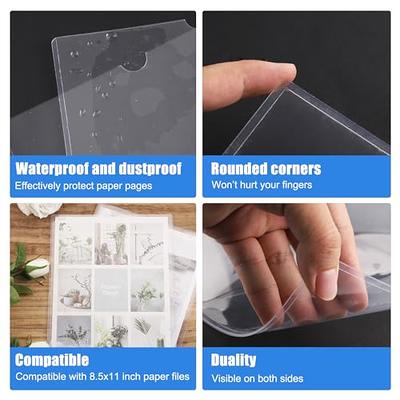 8.5 x 11 Rigid Clear Toploaders - Durable PVC Document Protectors, Plastic  Sleeves for Photos, Prints, and Menu Covers, 10 Pack - Yahoo Shopping