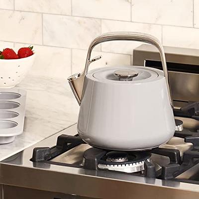 Caraway Whistling Tea Kettle: Black 8.5in