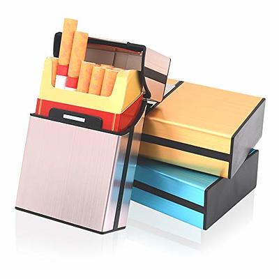 Light Aluminum Cigarette Box 20pec Sigaretten Doosje Pitilleras Para 20 Cigarrillos  Pitilleras Mujer Men's Cigarette Case - AliExpress