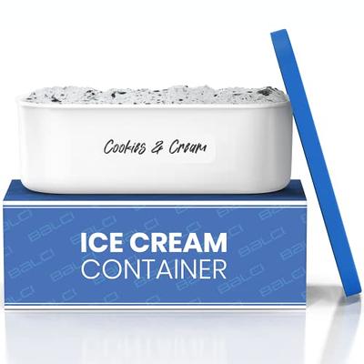 Reusable Ice Cream Tub Containers For Home-made Ice Cream Sorbets