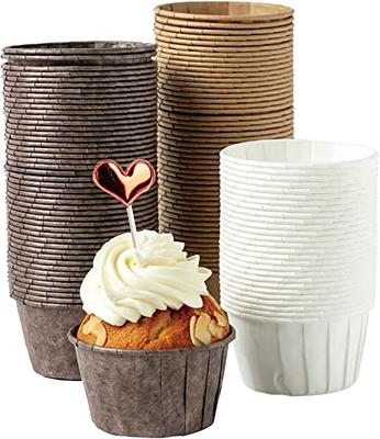 Katbite Tulip Cupcake Liners 200pcs, Muffin Liners Baking Cups, Cupcake Wrapper for Party, Wedding, Birthday, Colourful Cupcake Liners Standard Size