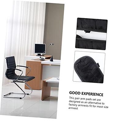 NeColorLife Velvet Office Chair Arm Covers Removable Chair Armrest Covers  Stretch Desk Chair Arm Cover Washable Computer Chair Arm Covers Protectors