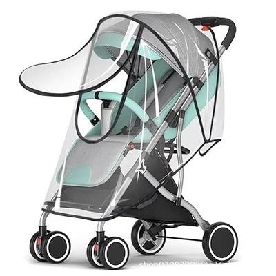 Yous Auto Universal Stroller Rain Cover Pram Pushchair Stroller Waterproof  Windproof EVA The Weather Shield with Eye Screen for Pushchair Stroller  Buggy Pram Baby Travel 