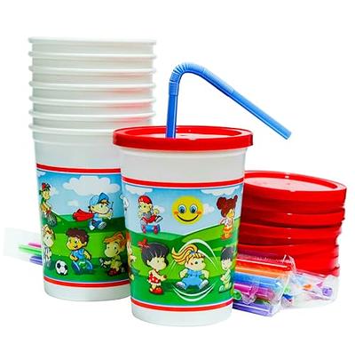 12oz Reusable Plastic Kids Cups