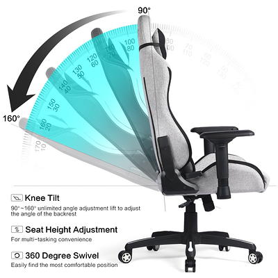 Mainstays Ergonomic Office Chair with Adjustable Headrest, Black Fabric,  275 lb capacity