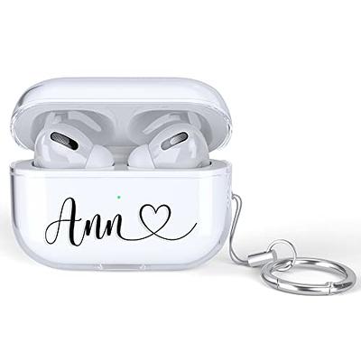 Custom Engraved AirPods Cover Case with Keyring - Personalized AirPods  Silicone Cover Case - Custom AirPods Case