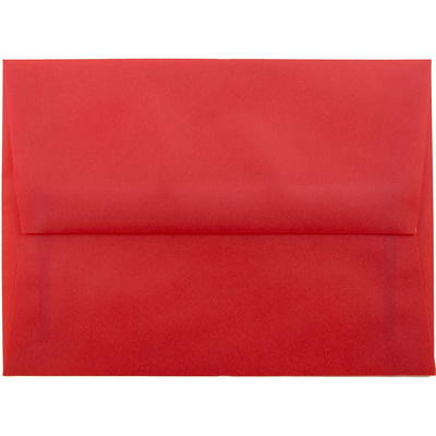 JAM Paper Translucent Vellum 30Lb Paper, 8.5 X 11, Primary Red, 100 Sheets/Pack  in the Paper department at