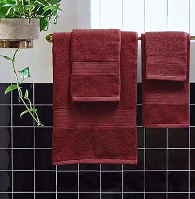 Mosobam 700 GSM Hotel Luxury Bamboo Viscose-Cotton, Hand Towels 16X30, Set  of 4