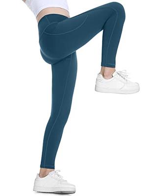 Ewedoos Girls Athletic Leggings with Pockets Kids Yoga Pants