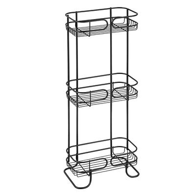 iDesign Everett Wide Shower Caddy Silver