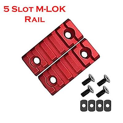 3 Packs Aluminum M-L-o-k Picatinny Rail, 5 Slot 7-Slot 13-Slot